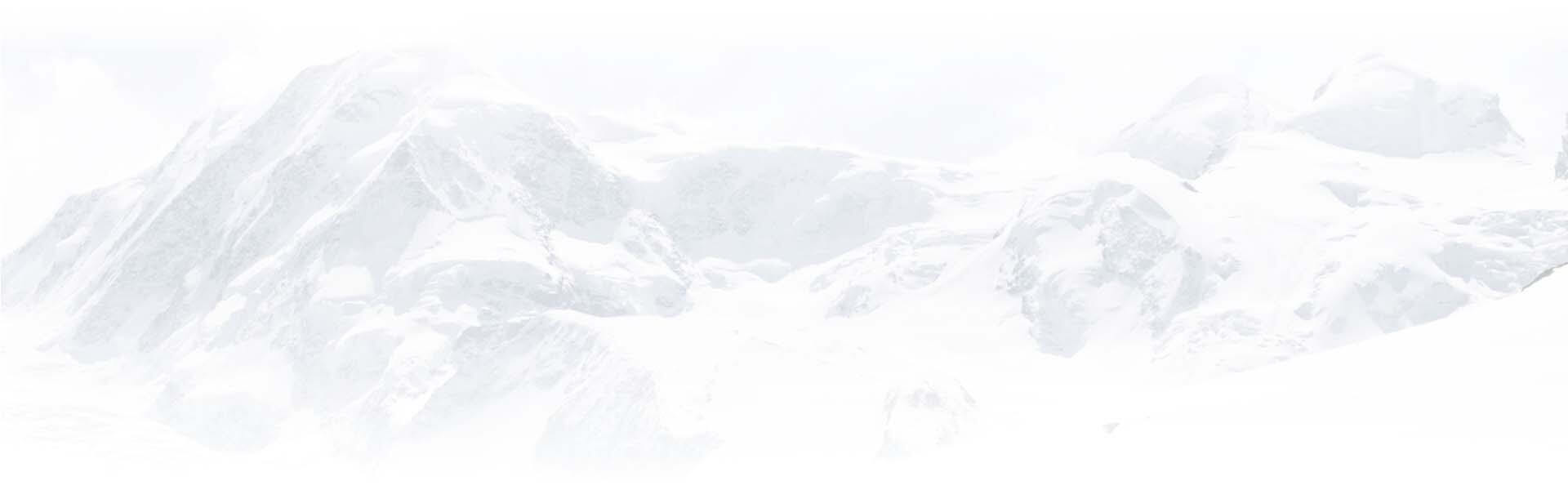 Gray Mountains on White Background