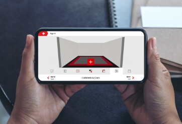 Landscape Phone viewing Swisstrax Design Application