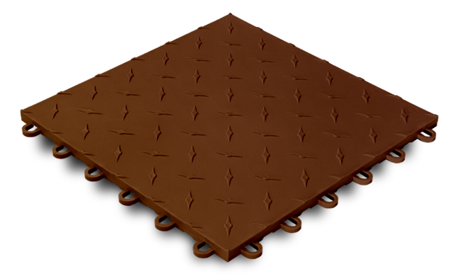 Diamondtrax Chocolate Brown Tile