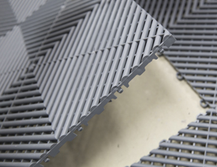 Ribtrax PRO Flooring - Gray Flooring Tile